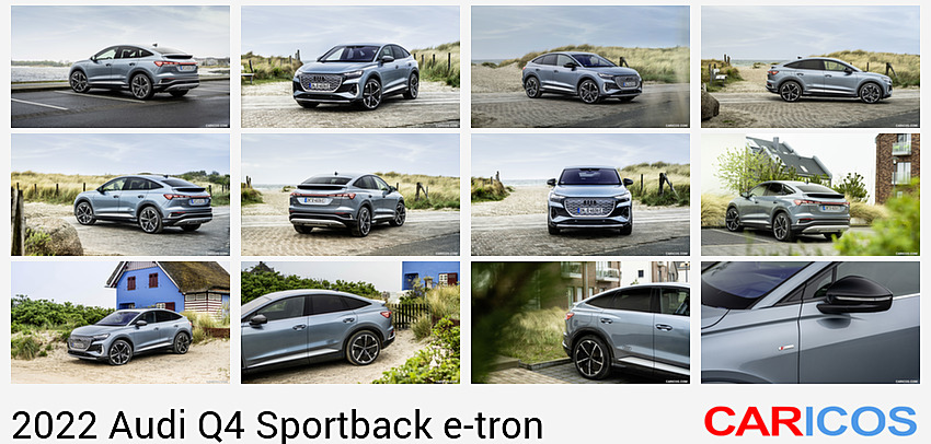 Audi Q4 Sportback e-tron | 2022MY |  (Color: Geyser Blue)