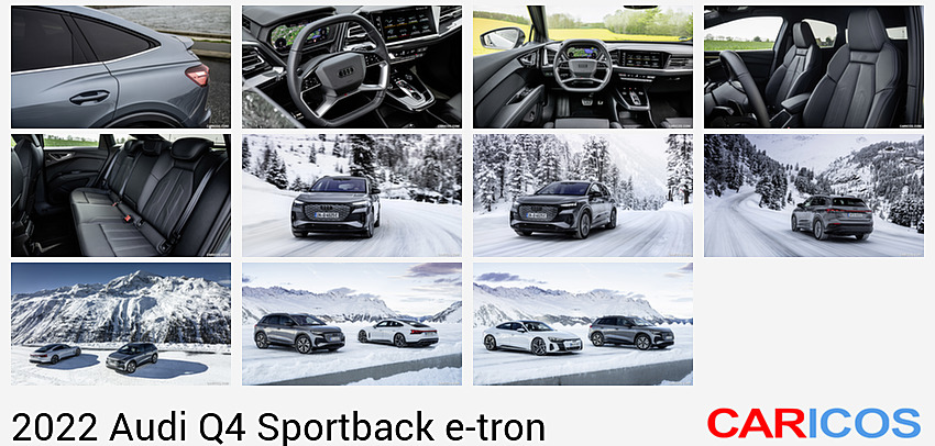Audi Q4 Sportback e-tron | 2022MY |  (Color: Geyser Blue)