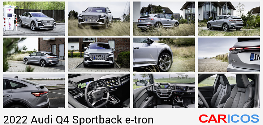 Audi Q4 Sportback e-tron | 2022MY |  (Color: Florett Silver) | Charging