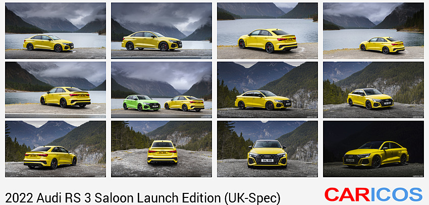 Audi RS 3 Saloon Launch Edition (UK-Spec) | 2022MY | Side