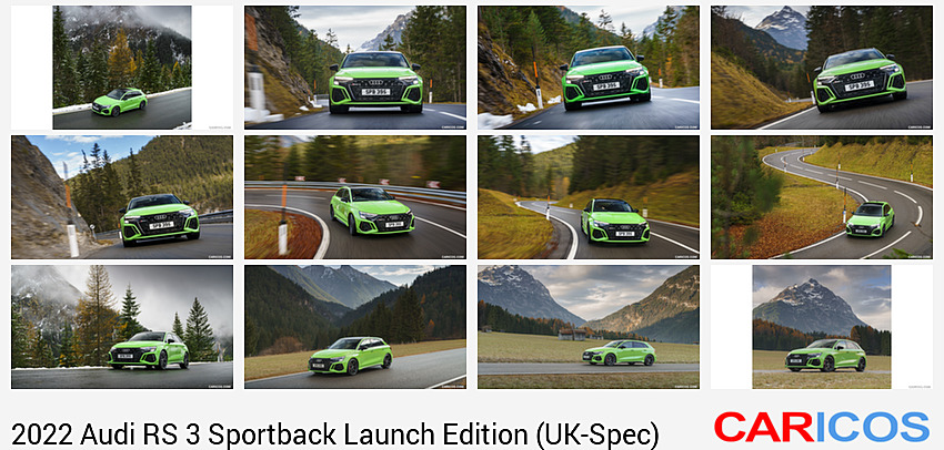 Audi RS 3 Sportback Launch Edition (UK-Spec) | 2022MY | Front Three-Quarter