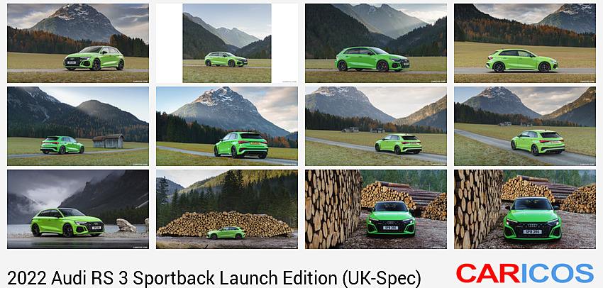 Audi RS 3 Sportback Launch Edition (UK-Spec) | 2022MY | Front Three-Quarter