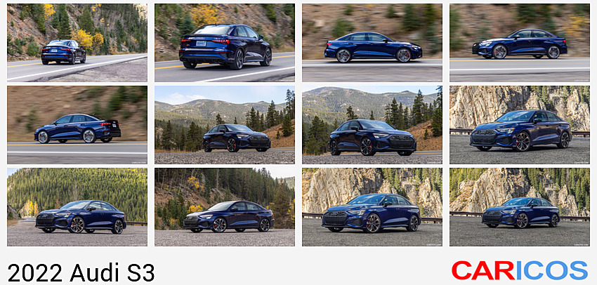 Audi S3 | 2022MY |  (Color: Navarra Blue; US-Spec) | Rear