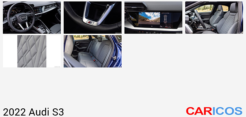 Audi S3 | 2022MY |  (Color: Navarra Blue; US-Spec) | Interior