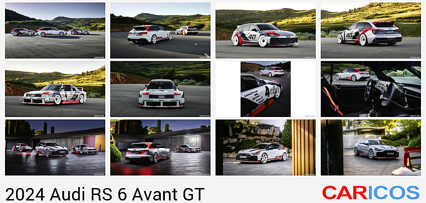 Audi RS 6 Avant GT | 2024MY |  and RS 6 GTO concept, and Audi 90 quattro IMSA GTO