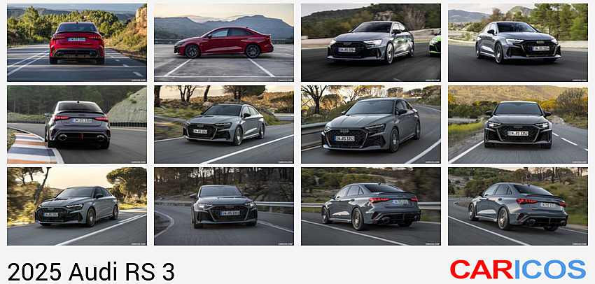 Audi RS 3 | 2025MY |  (Color: Progressive Red) | Rear