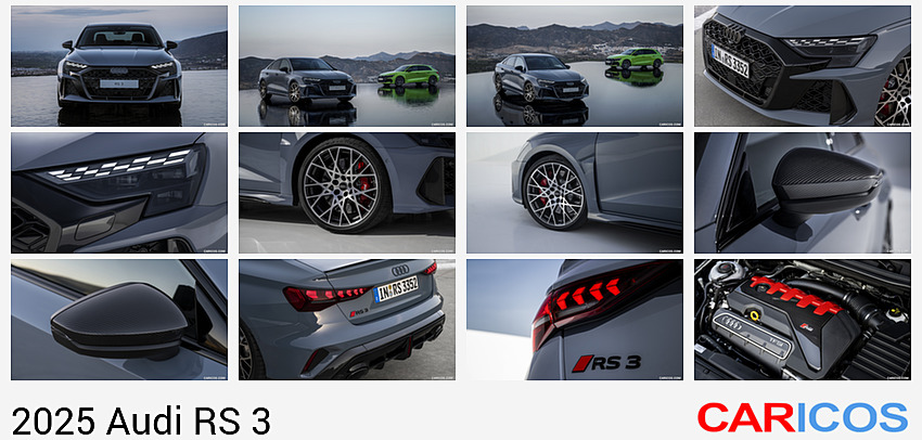 Audi RS 3 | 2025MY |  (Color: Kemora Grey) | Front