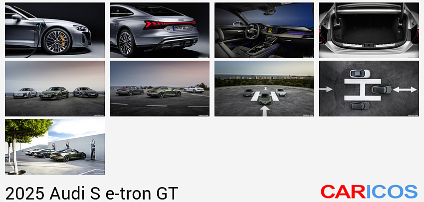 Audi S e-tron GT | 2025MY |  (Colour: Florett Silver Metallic)