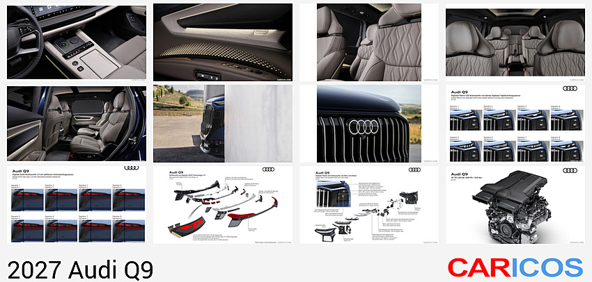 Audi Q9 | 2027MY | Central Console