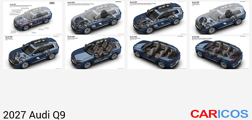 Audi Q9 | 2027MY | 3.0 V6 TDI quattro powertrain with 48 volt MHEV plus technology