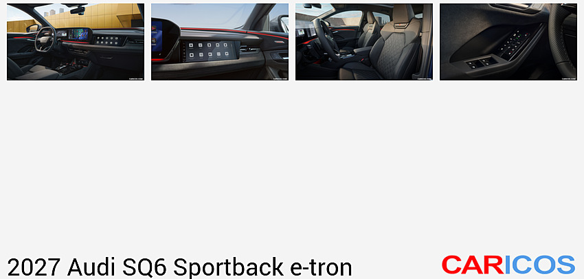 Audi SQ6 Sportback e-tron | 2027MY | Interior