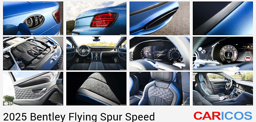 Bentley Flying Spur Speed | 2025MY |  (Color: Storm Grey over Kingfisher)