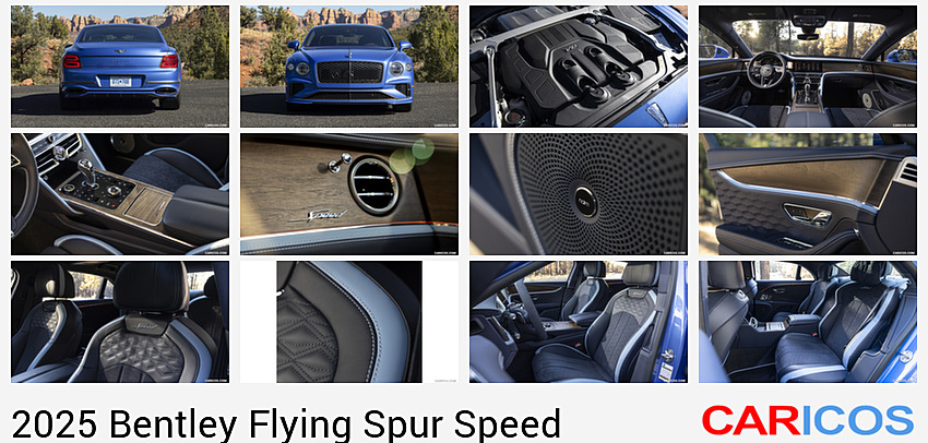 Bentley Flying Spur Speed | 2025MY |  (Color: Neptune) | Rear