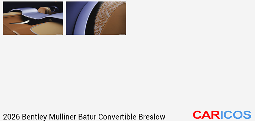 Bentley Mulliner Batur Convertible Breslow | 2026MY | Detail