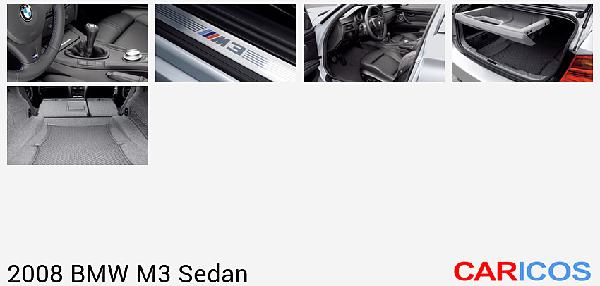 BMW M3 Sedan MY2008  | Interior, Close-up