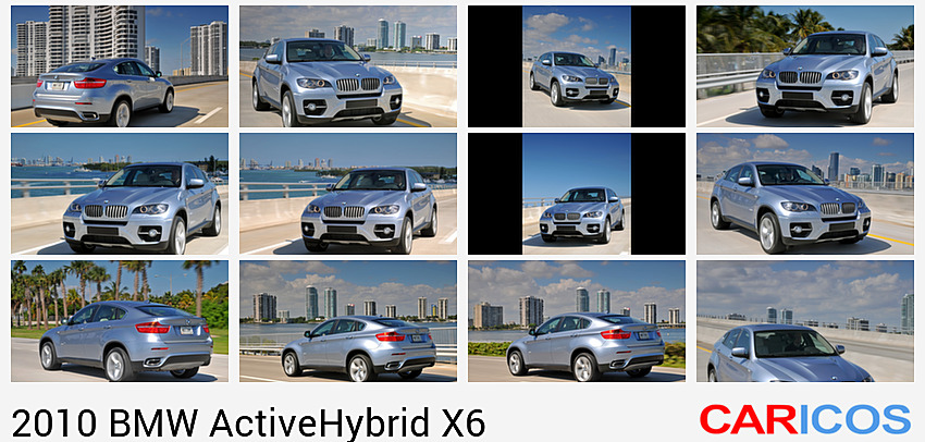 2010 BMW Activehybrid X6 | Rear Right Quarter View Photo