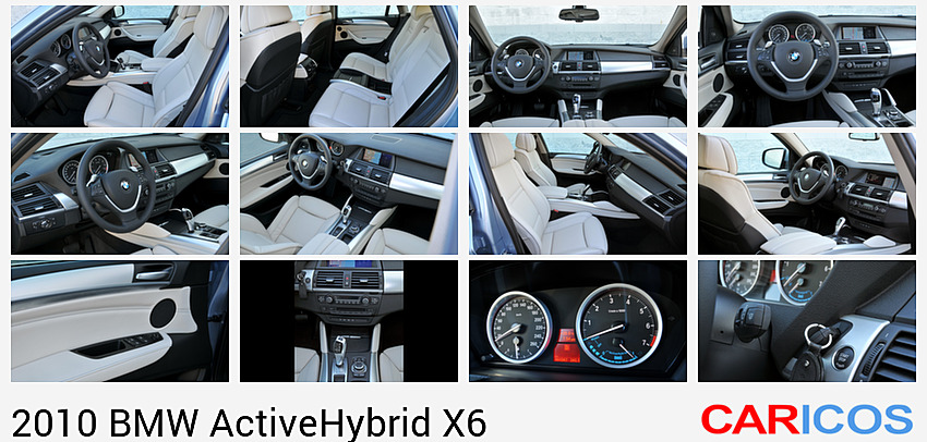 2010 BMW Activehybrid X6 | Interior Front Seats View Photo