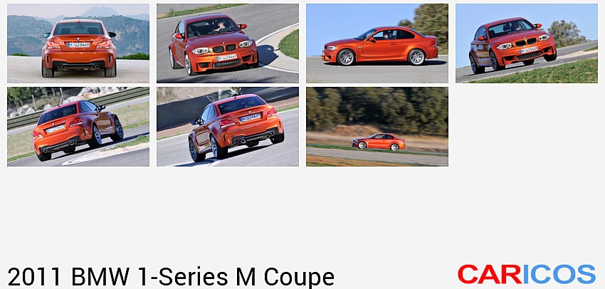 BMW 1-Series M Coupe  | Rear Angle 