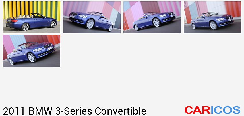 BMW 3-Series Convertible | 2011MY |   | Rear Right Quarter View Photo