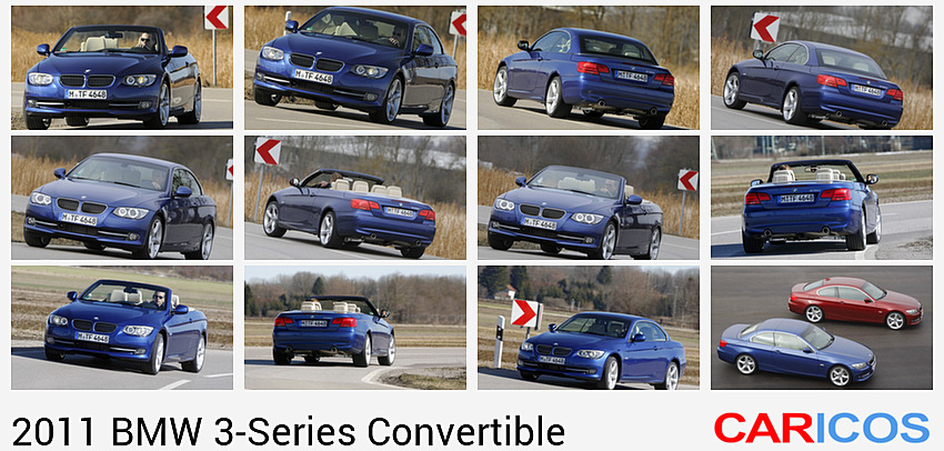 BMW 3-Series Convertible | 2011MY |   | Front Angle View Photo
