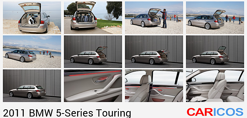 BMW 5-Series Touring | 2011MY |   | Rear Angle View 
