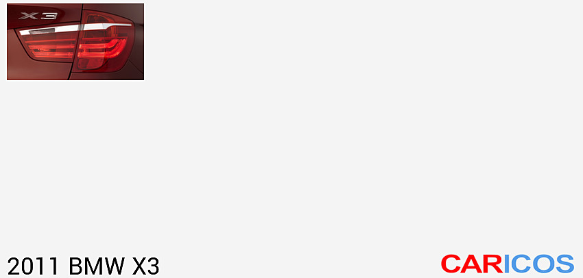 BMW X3 | 2011MY | Tail Light | 