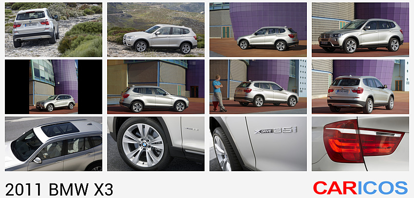 BMW X3 | 2011MY |   | Rear Angle 