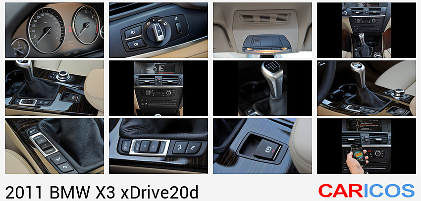BMW X3 xDrive20d, 2011  | Interior, Close-up