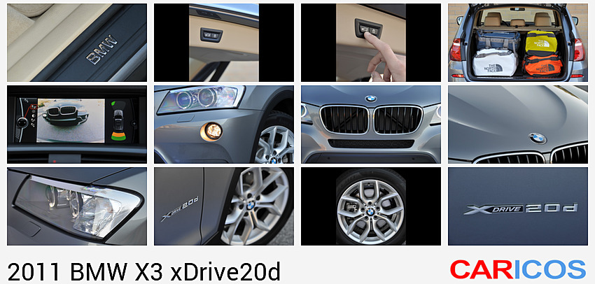 BMW X3 xDrive20d, 2011  | Interior, Close-up