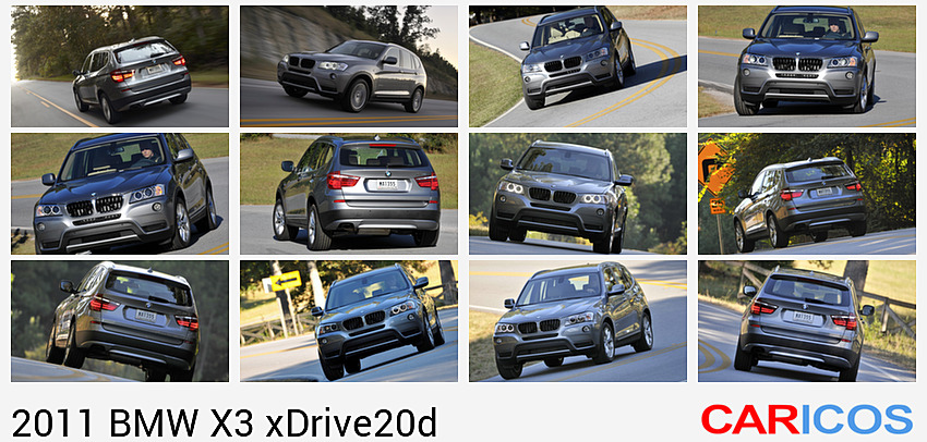 BMW X3 xDrive20d, 2011  | Rear Left Quarter 
