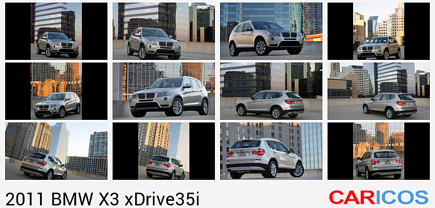 BMW X3 xDrive35i (2011) | Front Right Quarter