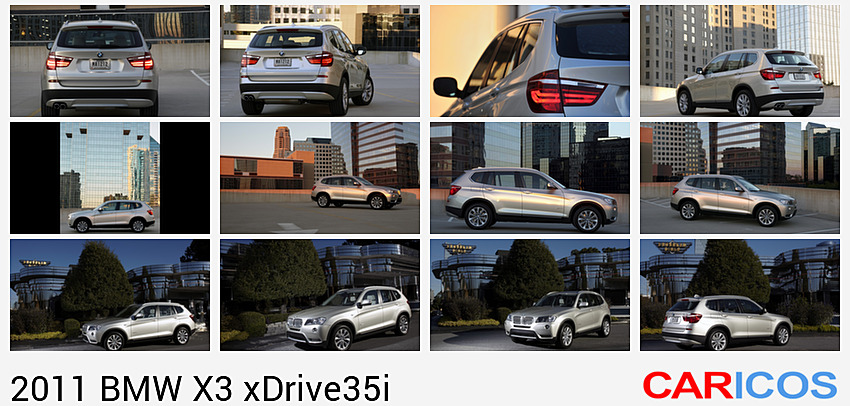BMW X3 xDrive35i (2011) | Rear Angle