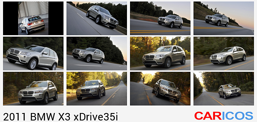 BMW X3 xDrive35i (2011) | Rear Angle