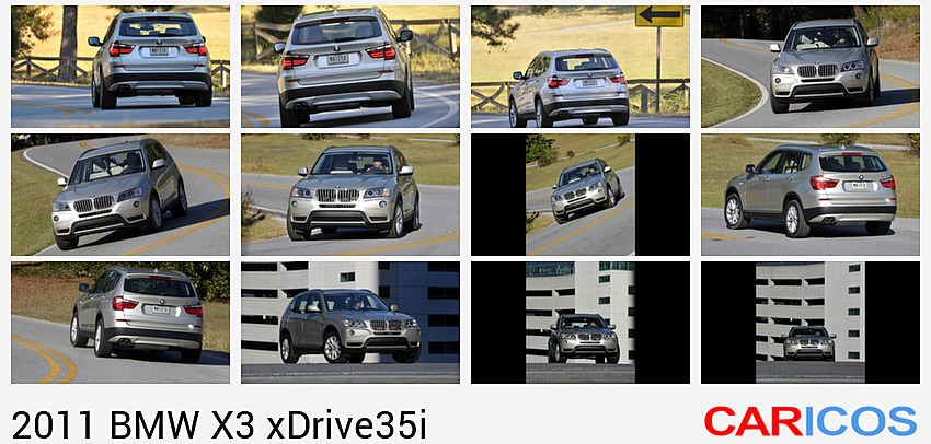 BMW X3 xDrive35i (2011) | Rear Angle