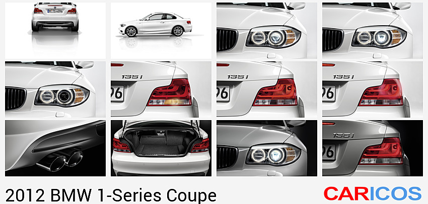 BMW 1-Series Coupe | 2012MY |   | Rear Angle 