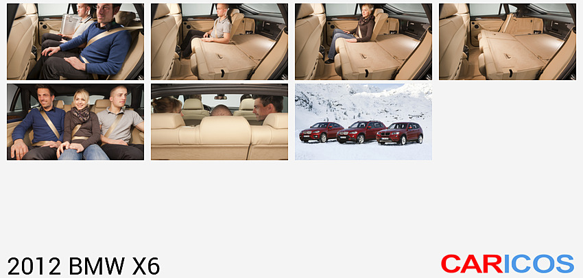 BMW X6 | 2012MY |   | Interior Rear Seats