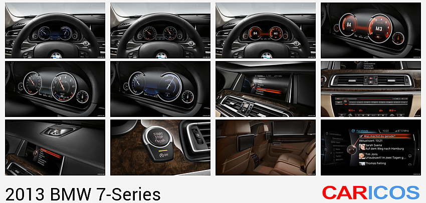 BMW 7-Series | 2013MY |  Multifunctional Instrument Display ECO PRO Mode | 