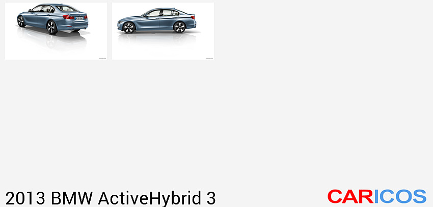 BMW ActiveHybrid 3 | 2013MY | | Rear