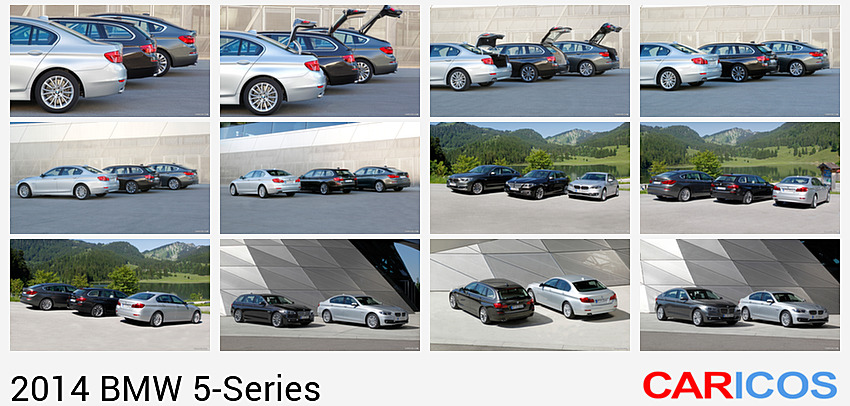 BMW 5-Series | 2014MY |  Family (Sedan, Gran Turismo, and Touring) | Side