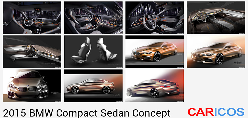 BMW Compact Sedan Concept | 2015MY | Interior, Cockpit