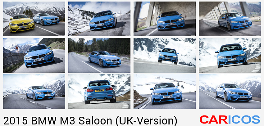 BMW M3 Saloon (UK-Version) | 2015MY |  and M4 Coupe | Front