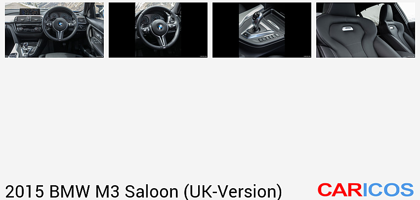 BMW M3 Saloon (UK-Version) | 2015MY |   | Interior