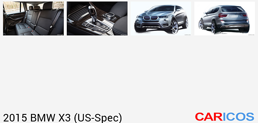 BMW X3 (US-Spec) | 2015MY | Interior, Rear Seats