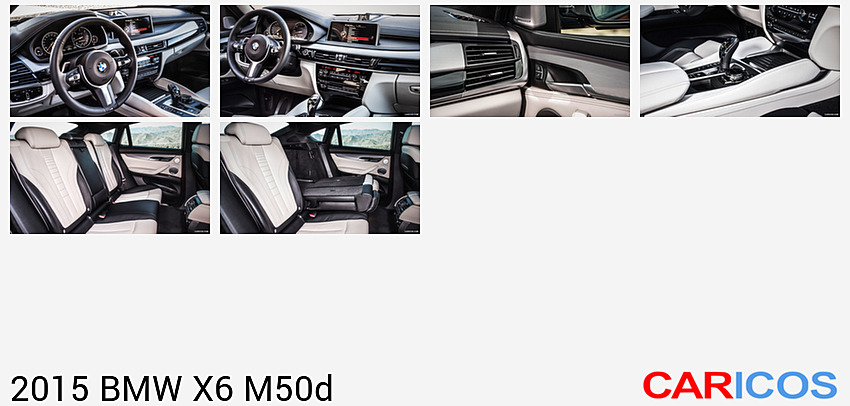 BMW X6 M50d | 2015MY |  (Pure Extravagance Ivory White) | Interior