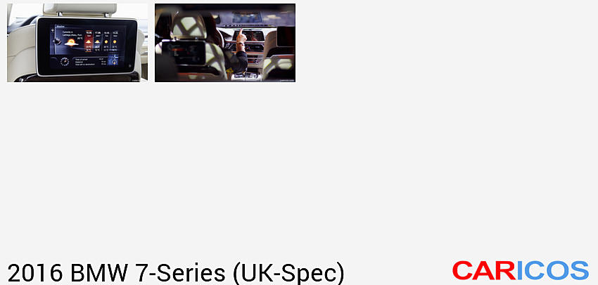 2016 BMW 750Li xDrive (UK-Spec) | Rear Seat Entertainment System