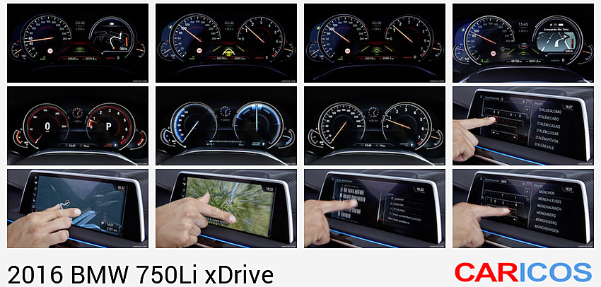 BMW 750Li xDrive | 2016MY |   | Instrument Cluster