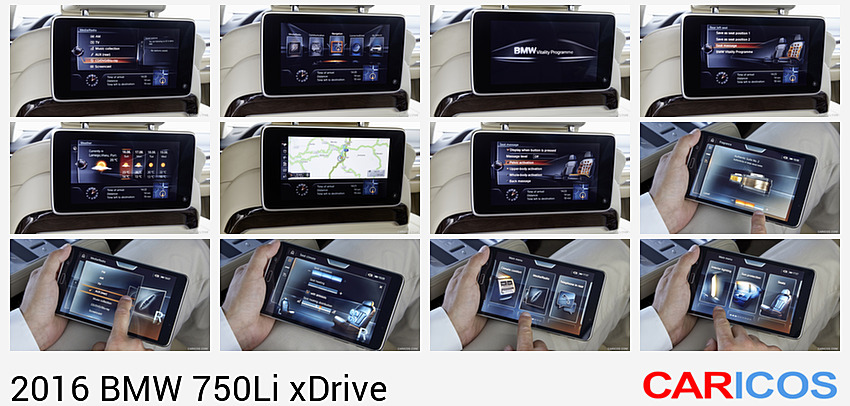 BMW 750Li xDrive | 2016MY | Rear Seat Entertainment Display