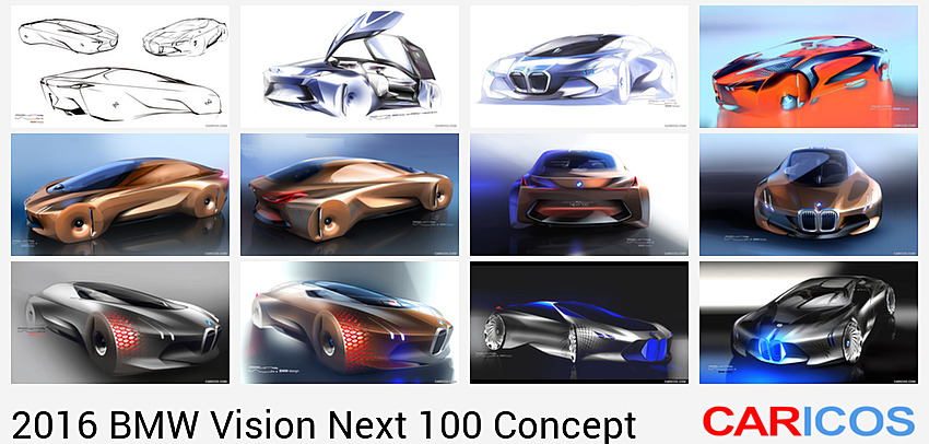 BMW Vision Next 100 Concept | Design Sketch