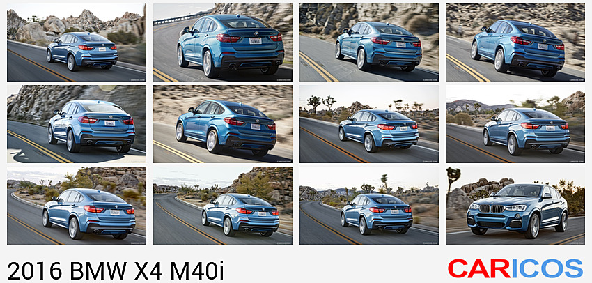 BMW X4 M40i | 2016MY |  in Long Beach Blue Metallic Paint | Rear