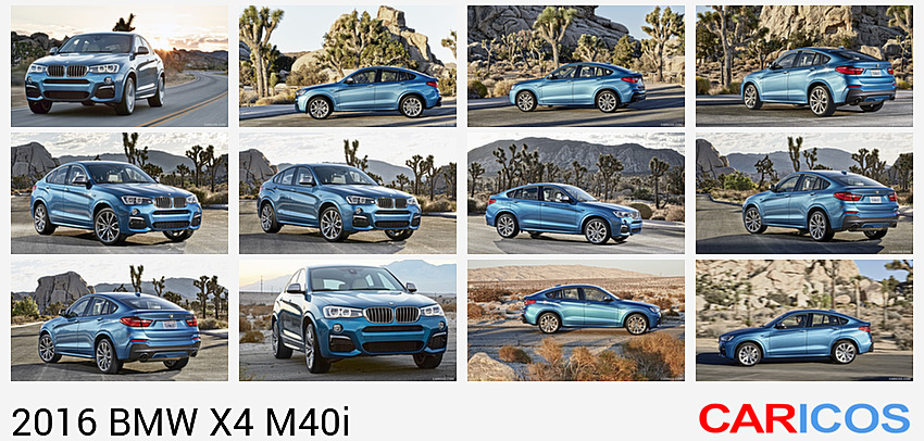 BMW X4 M40i | 2016MY |  in Long Beach Blue Metallic Paint | Front